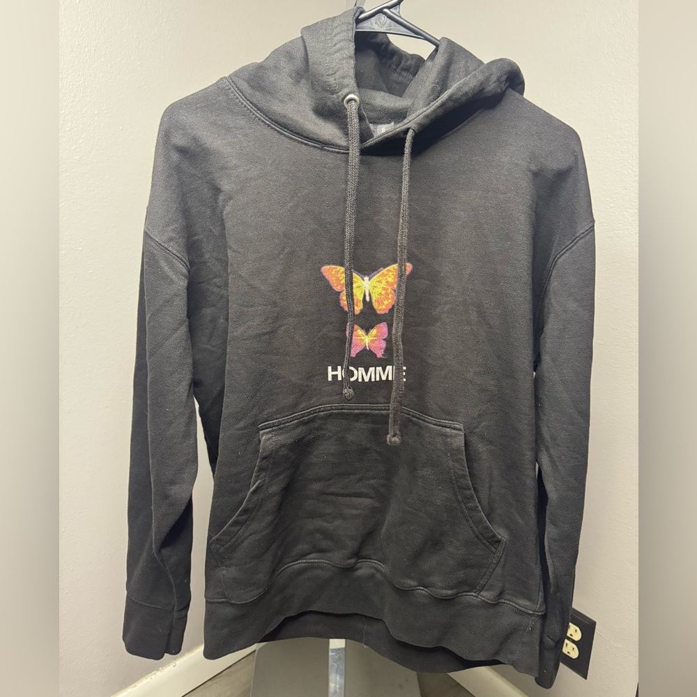 BoohooMAN Black Pullover Hoodie